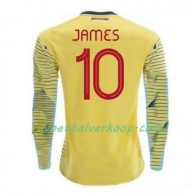 Colombia James Rodriguez 10 Thuisshirt Copa América 2019 Lange Mouw